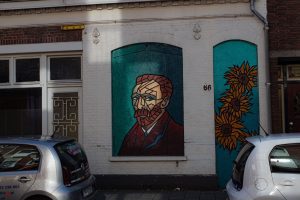 Streetart Vincent van Gogh van Paul de Graaf