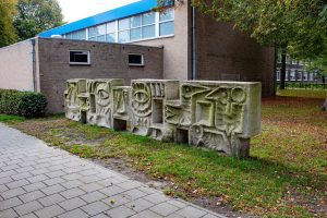 Kunstwerk Gezichten van Jacques Kreijkamp in Tilburg