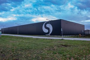 Het Sacha Distribution Centre op bedrijventerrein Katsbogten in Tilburg