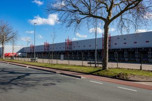 Het Albert Heijn Distributiecentrum op bedrijventerrein Loven Noord in Tilburg