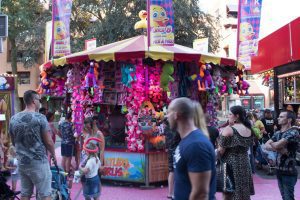 De kermisattractie Eendjes van Brunselaar op de Tilburgse Kermis