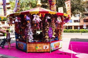 De kermisattractie Eendjes van Brunselaar op de Tilburgse Kermis 