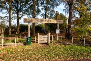 Natuurspeeltuin De takkenbende in het landschapspark Moerenburg in Tilburg