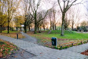 Het Stuivesantpark in de Wijk Broekhoven in Tilburg