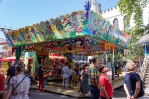 De kermisattractie Babysport van Rampen op de Tilburgse Kermis 