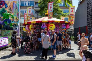 De kermisattractie Eendjes van Brunselaar op de Tilburgse Kermis 