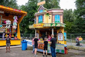 De kermisattractie Churros op de budgetkermis van Tilburg