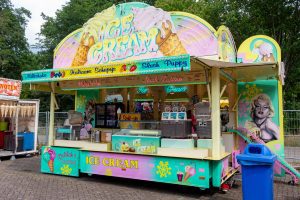 De kermisattractie Ice Cream op de budgetkermis van Tilburg