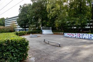 De Skatebaan In de wijk Stokhasselt Stadsdeel Tilburg Noord