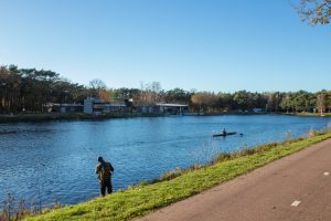 De Watersportbaan aan het Wilheminakanaal in Tilburg