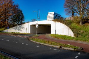 De Tunnel van de Ringbaan-Zuid op het bedrijventerrein Het Laar in Tilburg