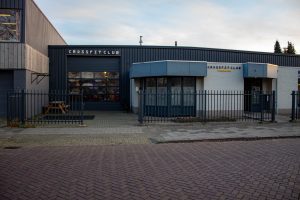 De sportschool Crossfit Club in de Piushaven in de wijk Fatima in Tilburg