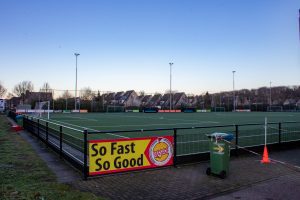 Voetbalclub SV Reeshof in de wijk Campenhoef in stadsdeel Reeshof in Tilburg