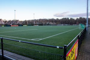 Voetbalclub SV Reeshof in de wijk Campenhoef in stadsdeel Reeshof in Tilburg