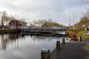 De Piusbrug in Piushaven in Tilburg