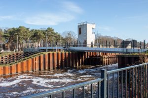 Sluis III in het Wilhelminakanaal in Tilburg