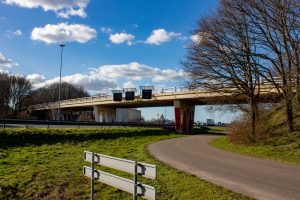 Het Viaduct "Wijkevoort" van de Tilburgsebaan