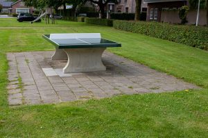 Tafeltennistafel Lindelaan in het dorp Udenhout