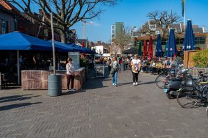 Het Piusplein in Tilburg