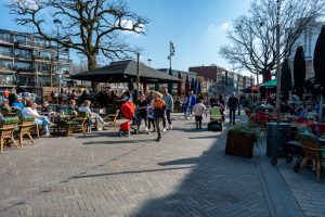 Het Piusplein in Tilburg