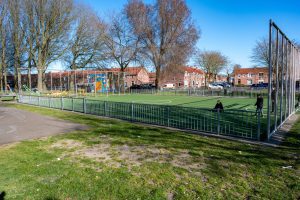 Voetbalveld Reigerstraat in Tilburg