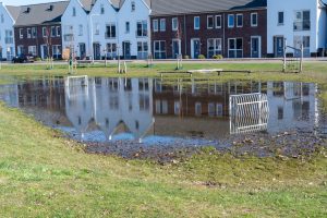 Voetbalveld Denverplein in de wijk Quirijnstok in Tilburg