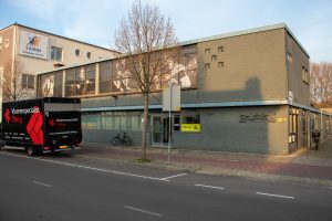 Het gebouw van RBO Studio's aan de kanaalzone in Tilburg