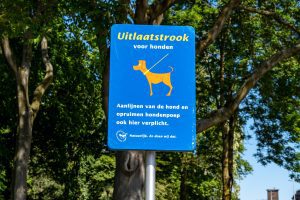 Een uitlaatstrook voor honden in de gemeente Tilburg