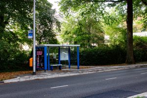 De bushalte van de Sweelinklaan in Tilburg
