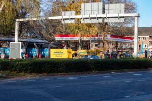 Benzinepomp Esso in Zorgvlied in Tilburg