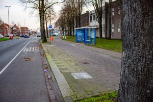 Bushalte Ringbaan Oost in de wijk Loven-Besterd in Tilburg