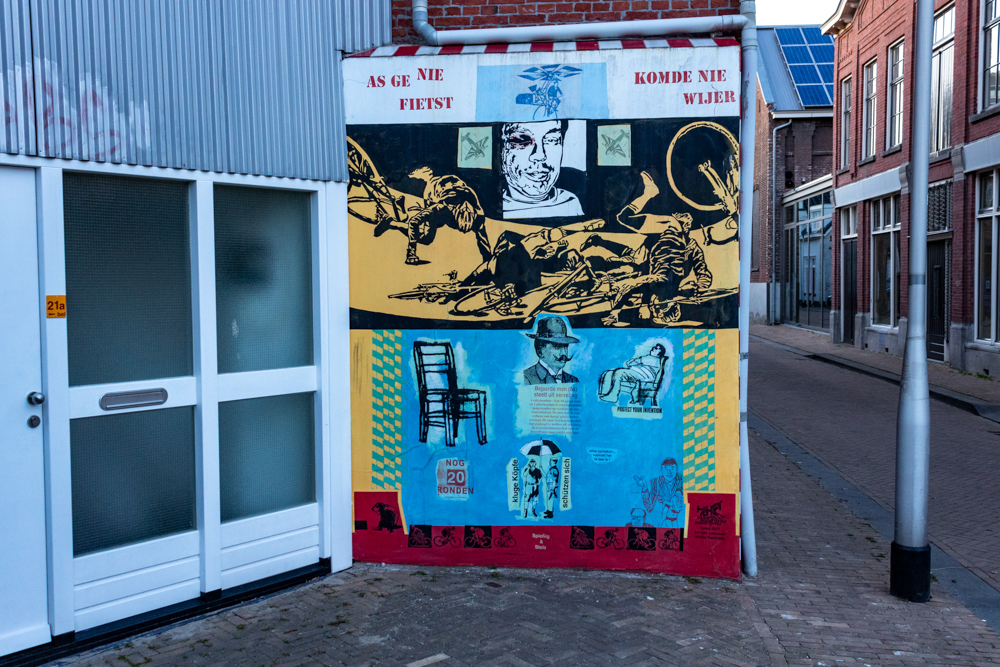 Streetart As ge nie fietst komde Van Ivo Leeuwen en Walter Kerkhofs