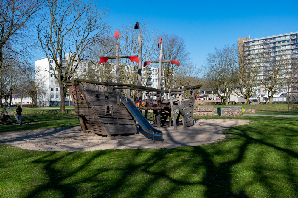 Speeltuin Ypelearpark in de wijk Stokhasselt